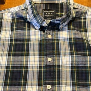 Abercrombie & Fitch Men's Multi-Color Plaid Shirt